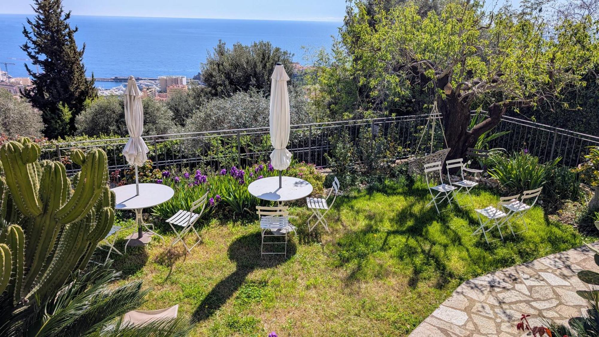 Le Mas D'Angeline, Vue Mer, Jardin Commun, Parking, Voiture Requise, 10 Min En Voiture De Monaco, Route Etroite, Pente Raide, Croisement Limite, Sea View, Shared Garden, Parking, Car Required, 10 Min Drive From Monaco, Narrow Steep Road, Limited Pass Бюсолей Екстериор снимка